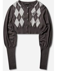 Nii HAI - S Bubble Cardigan Argyle - Lyst