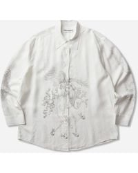 Our Legacy - S Favourite Shirt Pointillism Allegory Print - Lyst