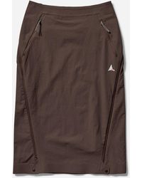 Roa - Women S Y Zip Skirt Dark - Lyst