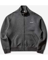 Carhartt - Men S Alda Zip Sweat Jacket / White - Lyst