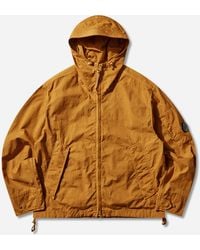 C.P. Company - Men S Hooded Twill Jacket Black - Lyst