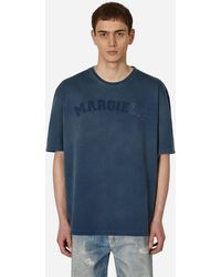 Maison Margiela - Logo Heavy Jersey T-shirt - Lyst