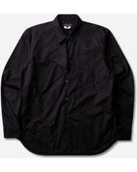 Comme des Garçons - S Asymmetric Draped-Panel Shirt - Lyst