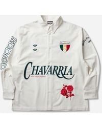 adidas - S Willy Chavarria Button Up Shirt Off - Lyst