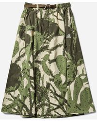 Nike - Women S Acg Smith Summit Skirt Light Khaki / Cargo Khaki / Mosswood Brown - Lyst