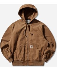 Carhartt - Men S Og Active Jacket Hamilton (stone Canvas) - Lyst
