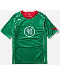 Nike - Men S Total 90 Dri-fit Soccer Jersey Classic Green / Sport Red - Lyst