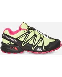 Salomon - Speedcross 3 Sneakers Sunny Lime / Black / Pink Yarrow - Lyst