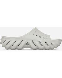 Crocs™ - Echo Slides Grey - Lyst