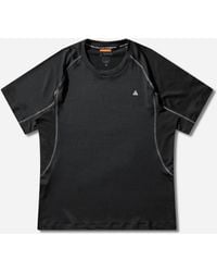 Nike - Men S Acg Wildsee Dri-fit Shortsleeve Base Layer Top Black / Anthracite - Lyst