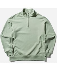 Nike - Wool-Cotton Quarter-Zip Relaxed Pullover - Lyst