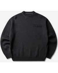 GR10K - 30000 Replicated Crewneck Knit Charcoal - Lyst