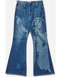 Junya Watanabe - Men S Bob Marley Denim Pants Indigo - Lyst