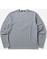 Junya Watanabe - Men S Striped Longsleeve T-shirt / Blue - Lyst