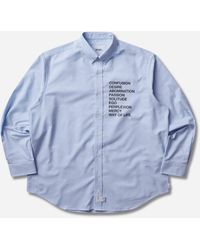 WTAPS - Men S Bd 01 Longsleeve Shirt - Lyst