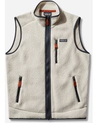Patagonia - Retro Pile Vest Pelican Smolder - Lyst