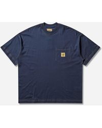 Carhartt - Men S Nicholas Daley Logo T-shirt Iris - Lyst