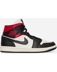 Nike - Air Jordan 1 Mid Leather Mid-top Trainers - Lyst