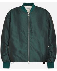 Oamc Peacemaker - Men S Minimal Bomber Jacket Dark - Lyst