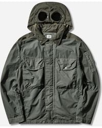 C.P. Company - Men S Flatt Nylon goggle Jacket Laurel Wreath - Lyst