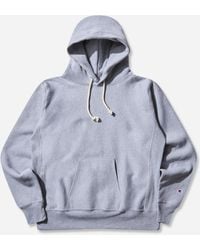 Champion - Men S Made In Usa Reverse Weave Hoodie Oxford Gray - Lyst