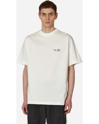and wander - Maison Kitsuné Dry Cotton Mountain T-shirt Off - Lyst