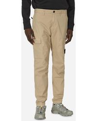 Stone Island - Regular Tapered Cargo Trousers Sand - Lyst