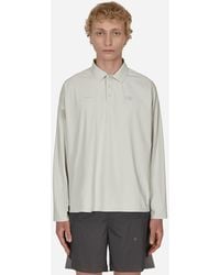 SLAM JAM - Fila Redefined Longsleeve Polo Shirt - Lyst