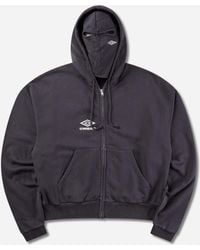 Umbro - Compact Masked Zip Hoodie Washed - Lyst