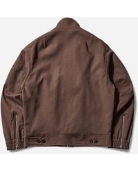 Dries Van Noten - Men S Overdyed Shell Jacket Mud - Lyst