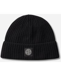 Stone Island - Light Rws Geelong Wool Beanie - Lyst