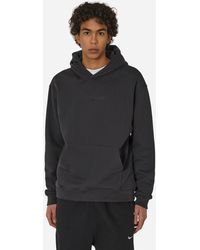 Nike - Wordmark Fleece Hooded Sweatshirt Off Noir - Lyst