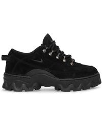 Nike Leather Lahar Low Sneakers in Black - Lyst