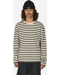 Kapital - Stripe Jersey Longsleeve T-Shirt (Profile Rainbowy Patch) / Ecru - Lyst