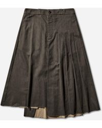 Our Legacy - S Origami Skirt Antique Mudd - Lyst