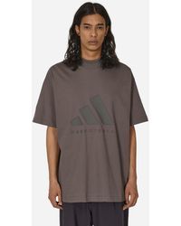 adidas - Basketball 001 T-shirt Charcoal - Lyst