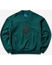 Asics - Novalis Pyroloi Sweatshirt Teal - Lyst