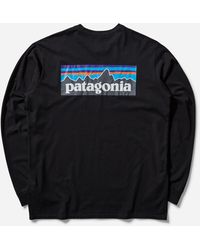 Patagonia - Men S P-6 Logo Responsibili Longsleeve T-shirt - Lyst