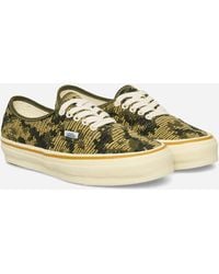 Vans - Premium Authentic 44 Camo Sneakers Antique Gold - Lyst