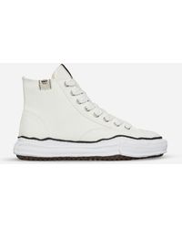 Maison Mihara Yasuhiro - Peterson High Original Sole Rubber Painted Canvas High-top Sneakers - Lyst