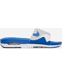 Nike - Air Max 1 Slides Royal Blue - Lyst