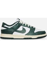 Nike - Wmns Dunk Low Sneakers White / Pro Green - Lyst