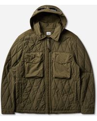 C.P. Company - Men S Gd Liner Mixed goggle Jacket Ivy - Lyst