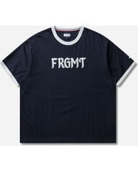 Tommy Hilfiger - Men S Frgmt Logo Ringer T-shirt Navy - Lyst