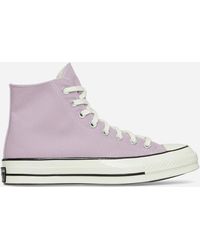 Converse - Chuck 70 Hi Vintage Canvas Sneakers Purple - Lyst