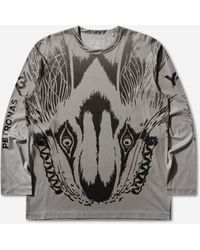 Y-3 - Mercedes-Amg Wolf Graphic Long Sleeve T-Shirt - Lyst
