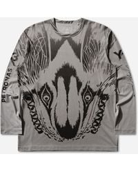 Y-3 - Mercedes-Amg Wolf Graphic Long Sleeve T-Shirt - Lyst