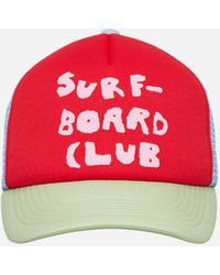 Stockholm Surfboard Club - Logo Trucker Cap / Green - Lyst
