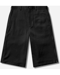 Comme des Garçons - S Zipped Wool Shorts - Lyst