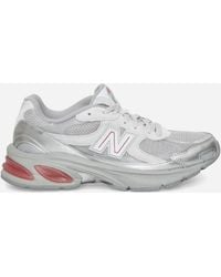 New Balance - 2010 Sneakers Silver Metallic / Team Red - Lyst